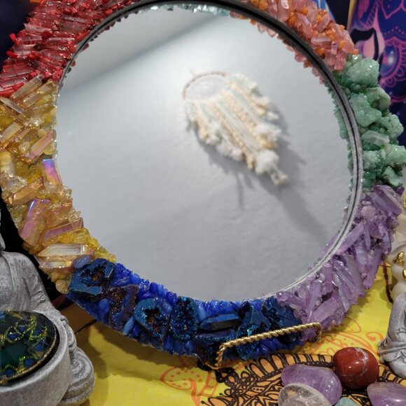 Crystals Mirror chakras NEW - Picture 3 of 5